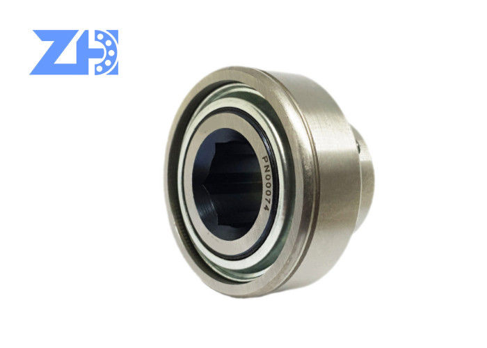Tipo furado sextavado de aço do rolamento de esferas da inserção do rolamento de esferas do descanso PN00074