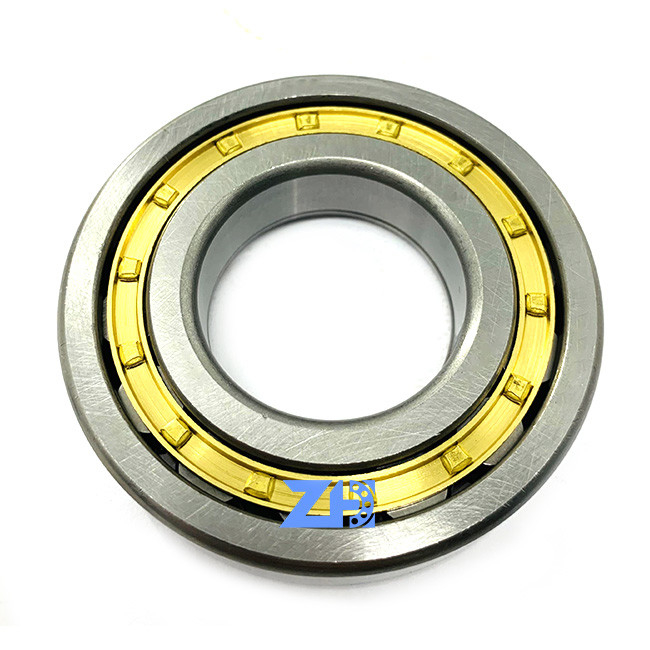 Gaiola de bronze feita à máquina cilíndrica do rolamento de rolo da única fileira de NUP208EM no elemento de rolamento 40*80*18mm