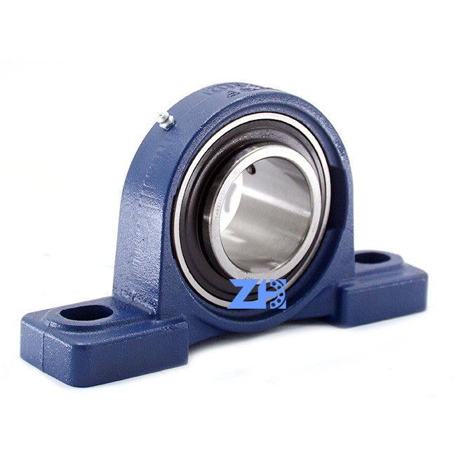 Rolamento de esferas montado SY55TF para aplicações com sentido constante e alterno da única fileira da rotação 55*219*60mm
