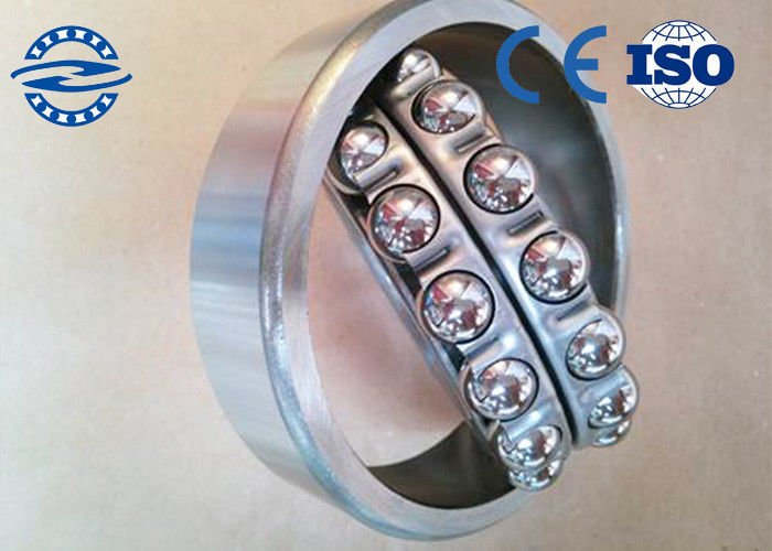 Rolamento de esferas interno de alinhamento do contato de /Angular do anel do rolamento de esferas do auto de duas fileiras 1205 Gcr15 tamanho 25*52*15mm