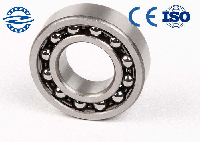 Rolamento de esferas interno de alinhamento do contato de /Angular do anel do rolamento de esferas do auto de duas fileiras 1205 Gcr15 tamanho 25*52*15mm