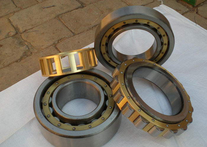 Nível cilíndrico estável da vibração do rolamento de rolo NU1018M do moinho de rolamento da velocidade In Brass Cage em V4/V3 90*140*24MM