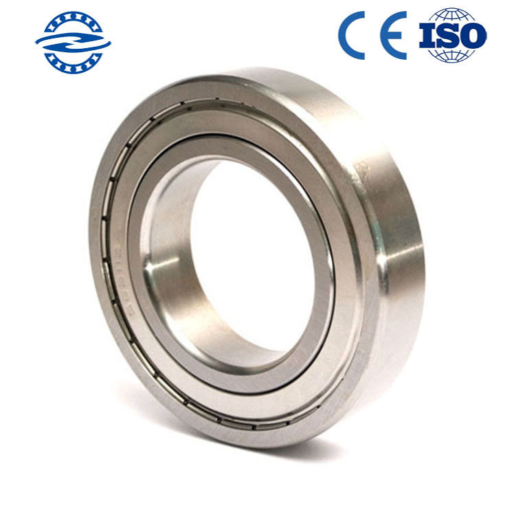 Rolamento de esferas 6011 da fileira do sulco profundo inseparável único - material 55*90*18MM de 2Z GCR15