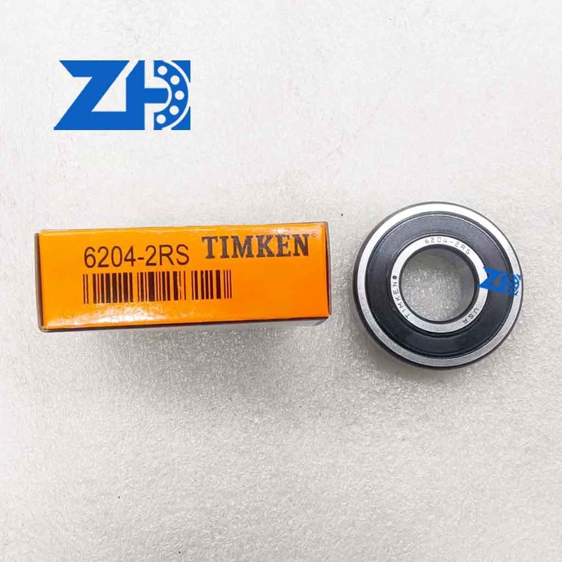 Rolamentos de Triturador 6204-2RS, Rolamentos de Caixa de Engrenagens, Rolamentos de Motor de Alta Velocidade, Rolamentos de Colheitadeira, Rolamentos de Transportador, Rolamentos de Máquinas de Impressão