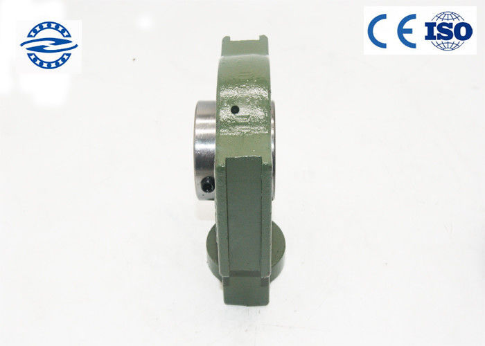 Rolamento de esferas verde UCT203 do descanso com a montagem da flange de aço inoxidável para a longa vida