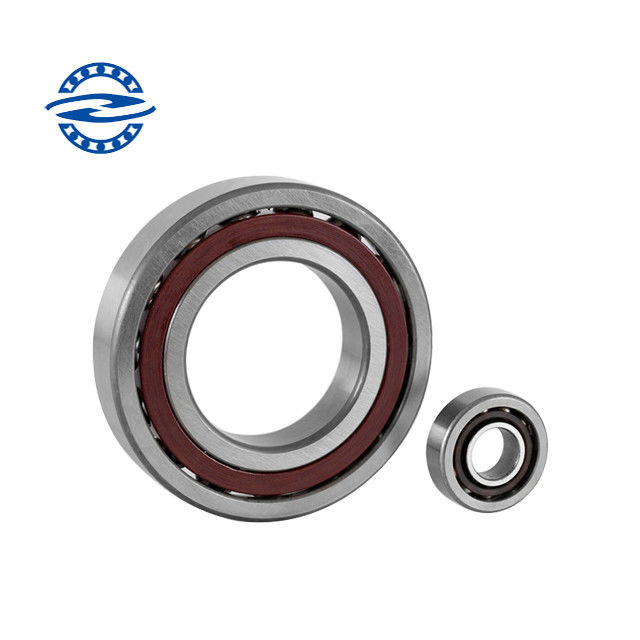 Mini rolamento de esferas gaiola de aço e de bronze de 7200 do contato do ângulo do tamanho 10*30*9mm