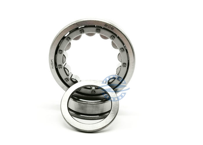 Rolamento de rolo P6 cilíndrico NU NJ 206 GCR15 com tamanho de bronze 30*62*16mm da gaiola da fileira dobro