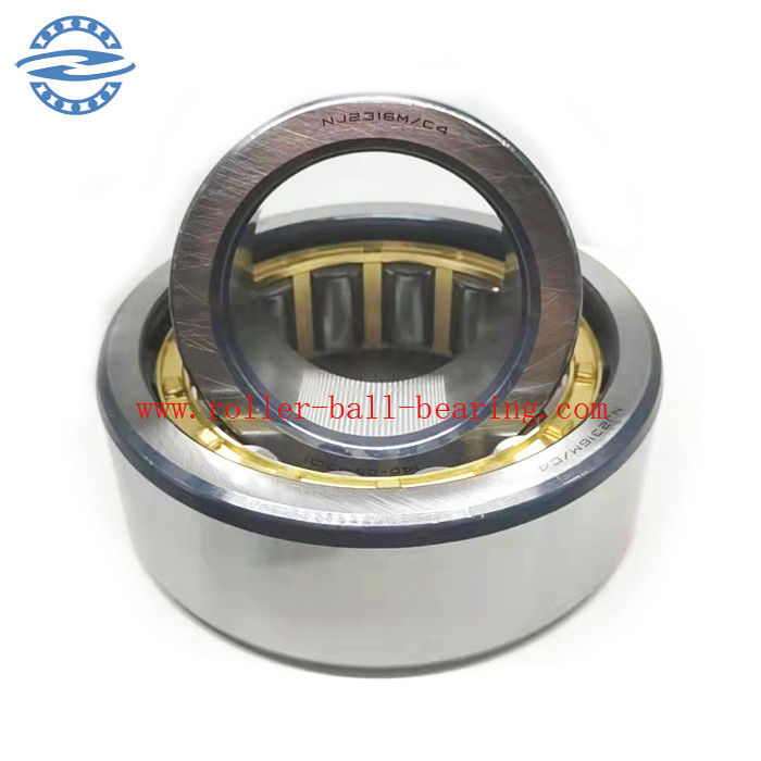 Rolamentos de rolo cilíndricos com o tamanho de bronze 80*170*58mm da gaiola (NJ2316M)