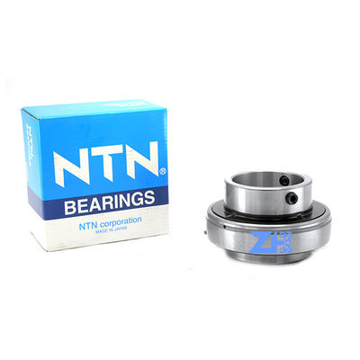 Gaiola de aço fileira esférica exterior radial do tamanho padrão 70*125*29mm de rolamento de esferas UC214 da única