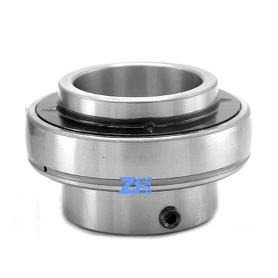 Rolamentos de aço da inserção da gaiola da baixa fricção do rolamento de esferas do descanso de UC214 UC218