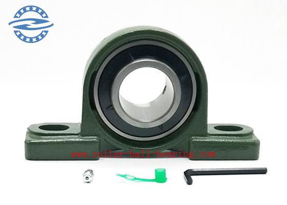 Peso 2KG da precisão ABEC-3 ABEC-5 do rolamento de esferas P0 do descanso UCP208 P6 P5